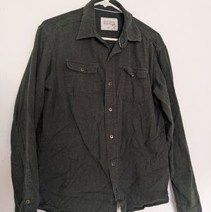 Denver Hayes Vintage Dark Green Flannel